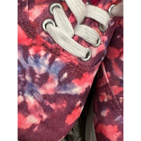 Girls' pink tie dyed sneakers - Picture 10 of 11